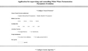 Supervising and controlling White Wines Fermentation Parameters Evolution